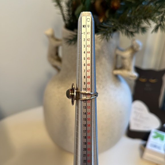 .925 Labradorite Sterling Silver Ring, US size 5.5 - Picture 5 of 7